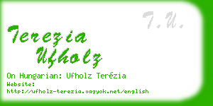 terezia ufholz business card