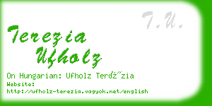 terezia ufholz business card